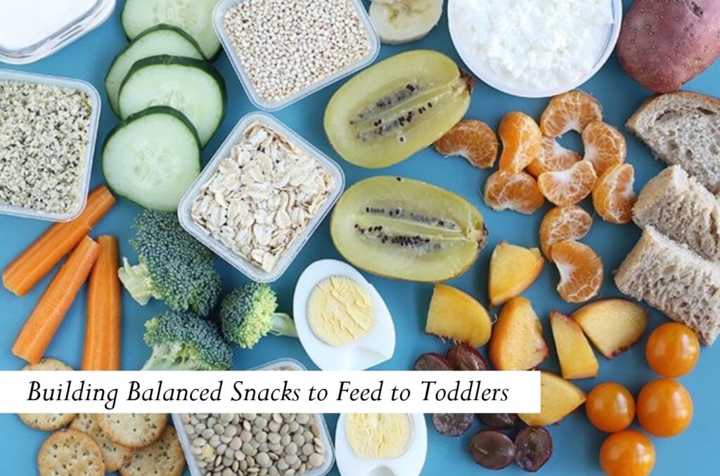 Building Balanced Snacks to Feed to Toddlers